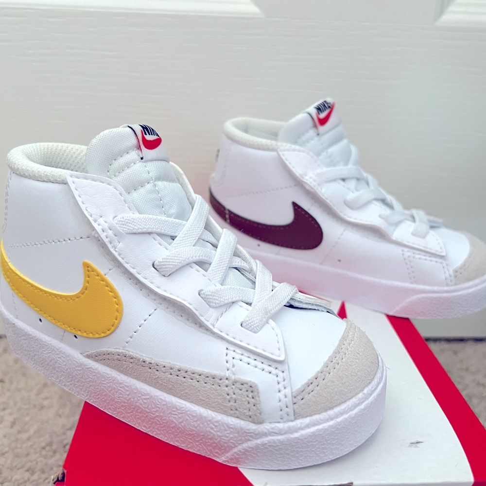 TODDLER NIKE BLAZER MID ‘77 Yellow/sulfer pecan